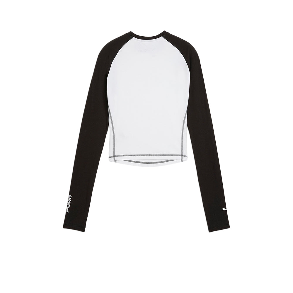 PUMA BMW M Motorsport Baby Doll Long Sleeve Women's T-Shirt