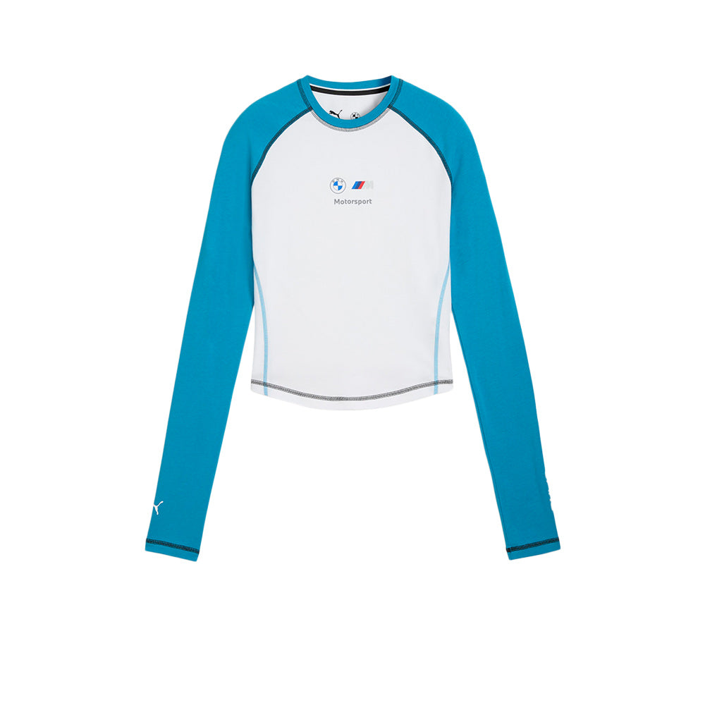 PUMA BMW M Motorsport Baby Doll Long Sleeve Women's T-Shirt