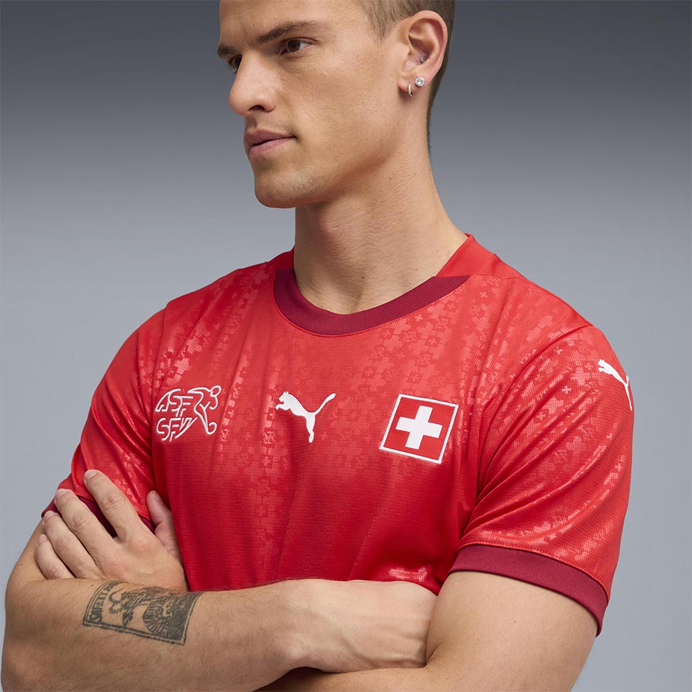 PUMA Men's Switzerland (Women's Team) Home 2025/26 Jersey