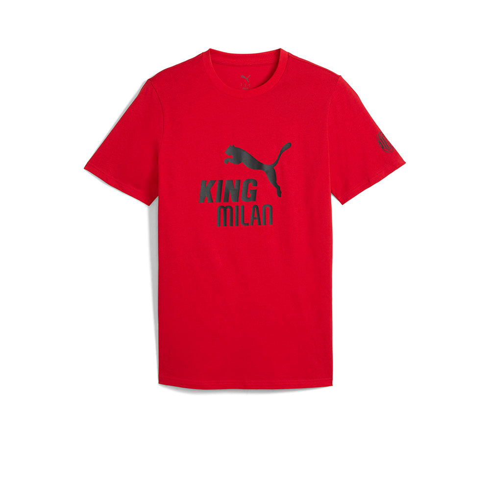 PUMA AC Milan King Logo เสื้อยืดผู้ใหญ่