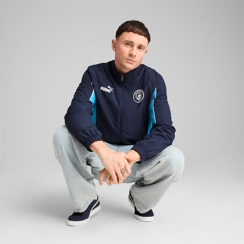 PUMA Manchester City ftblARCHIVE Men's Football Jacket - Supersports Thailand Supersports Thailand