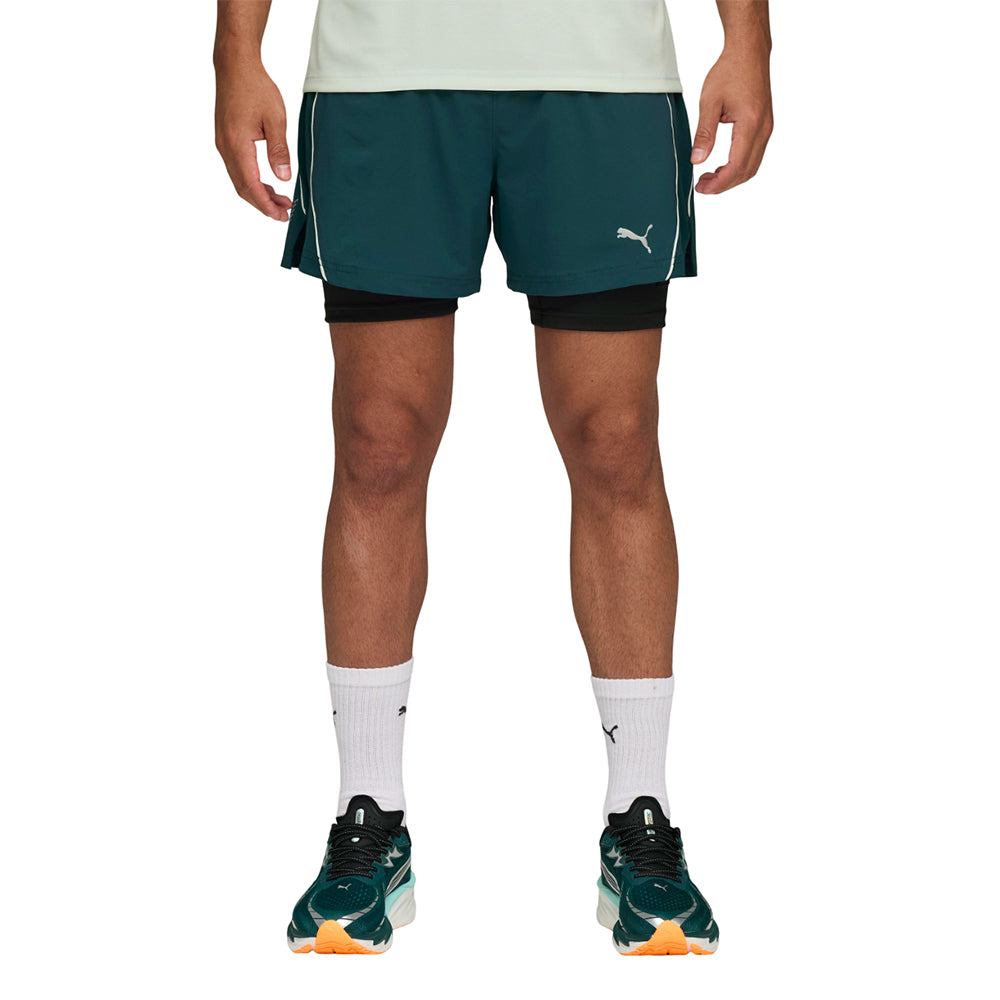PUMA Velocity 2-in-1 กางเกงออกกำลังกายขาสั้นผู้ชาย