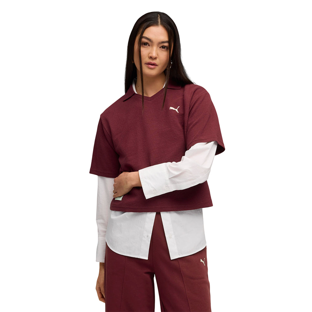 PUMA Class Relaxed Polo เสื้อโปโลผู้หญิง