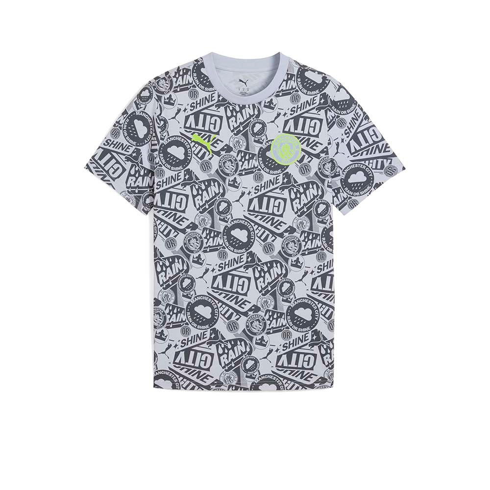PUMA Manchester City FtblCulture All-Over Print Men's Football T-Shirt