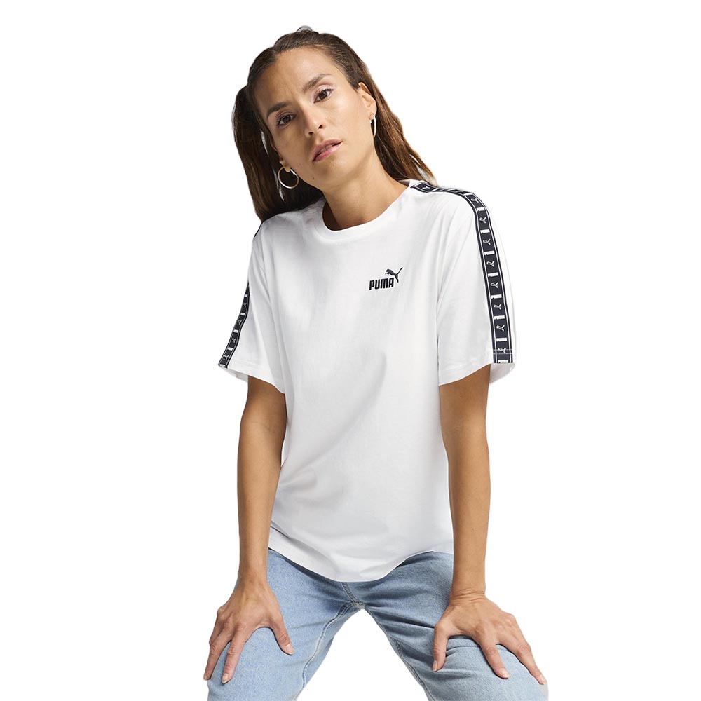 PUMA Essential Tape Relaxed เสื้อยืดผู้หญิง