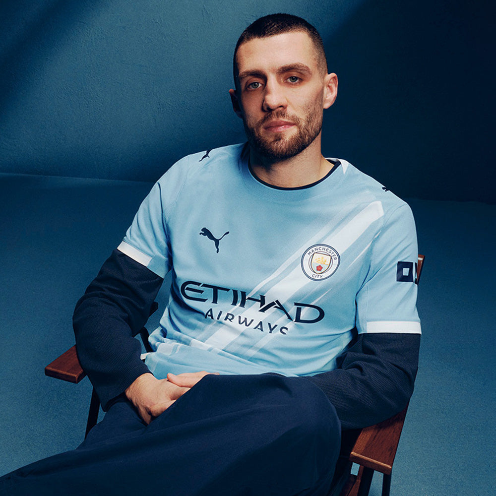 PUMA Men's Manchester City FC Home Authentic 2025/26 Jersey