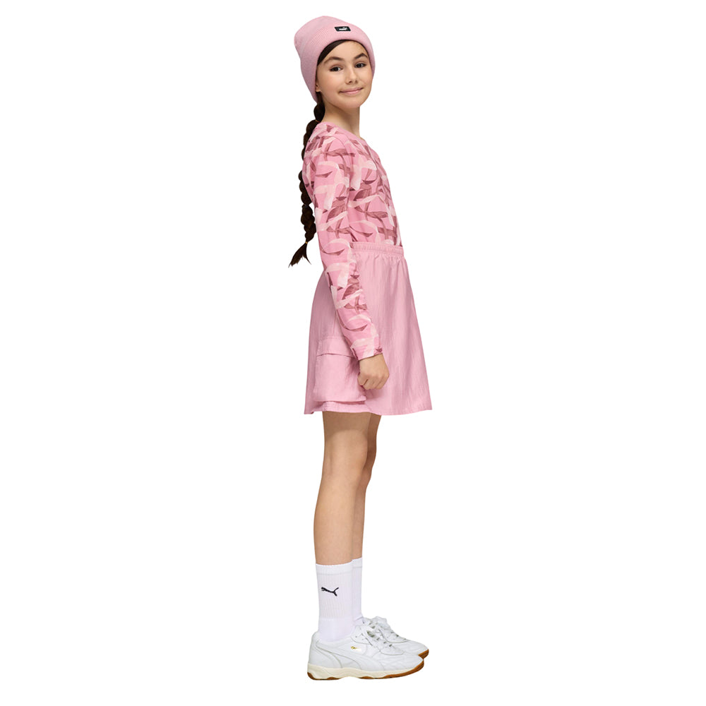 PUMA Bowtique Midi Woven Cargo Girls Skirt