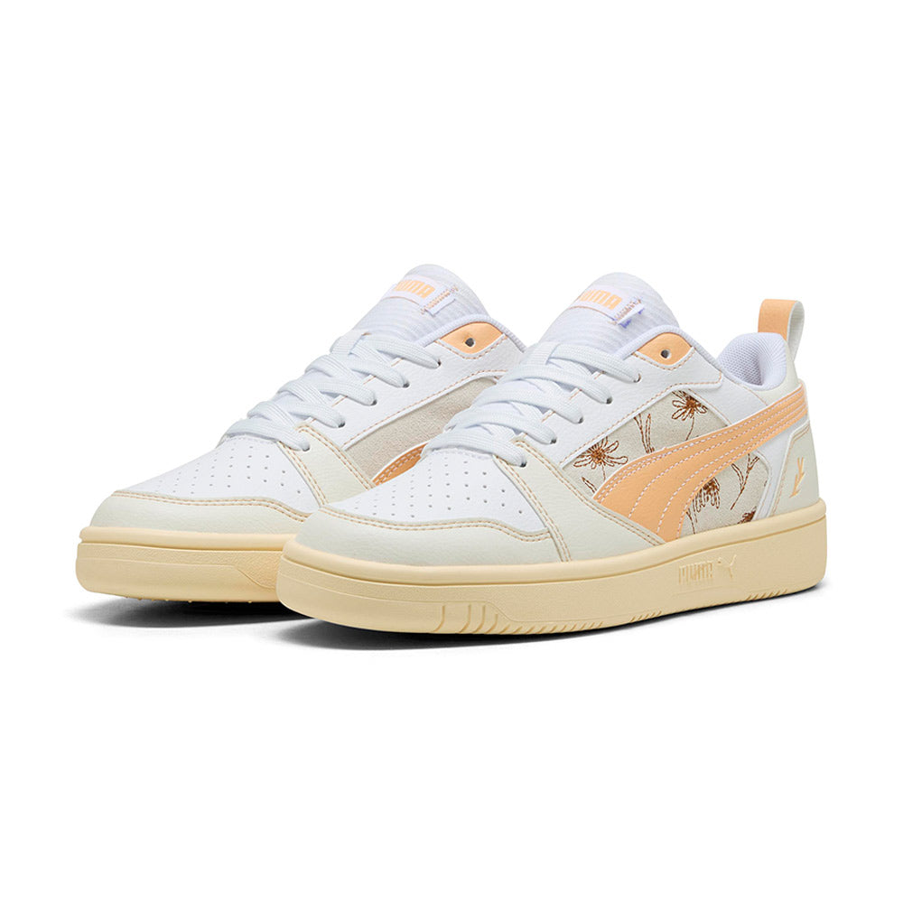 PUMA Rebound V6 Low Crafted Flowers Unisex Casual Shoes
