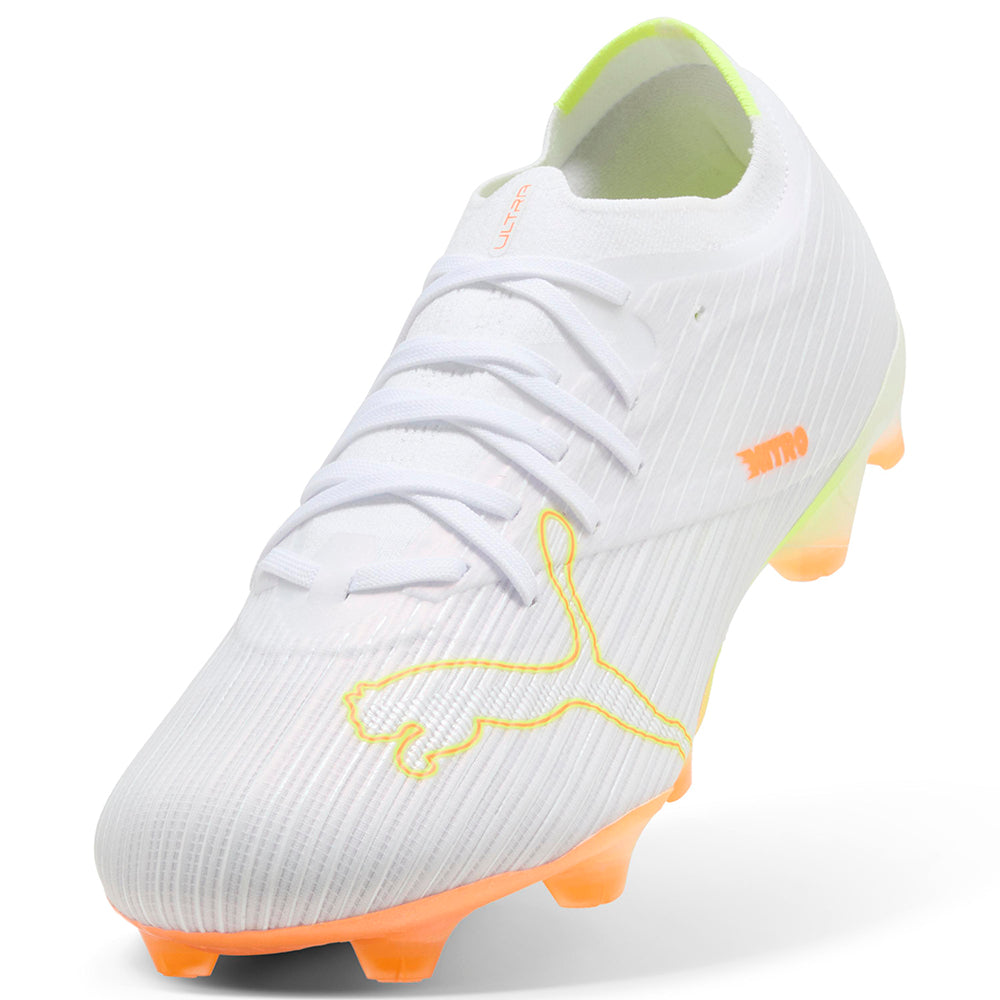 PUMA Ultra Nitro™ 7 Match White FG รองเท้าฟุตบอลผู้ชาย Supersports Thailand