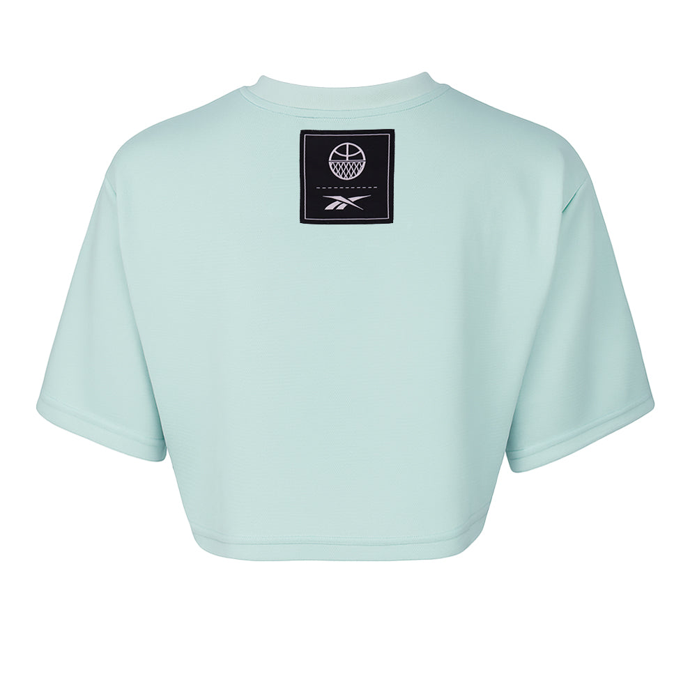 REEBOK ID Basketball Oversize Mesh Crop เสื้อออกกำลังกายผู้หญิง