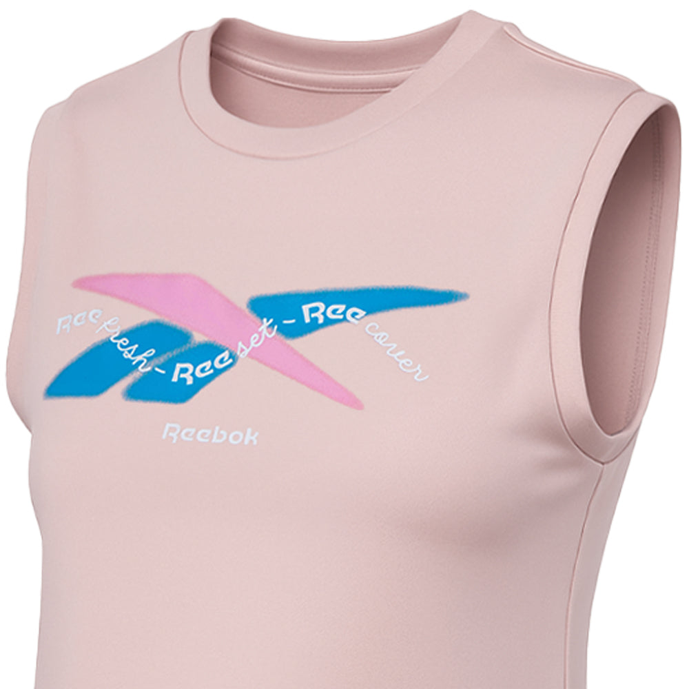 REEBOK Lux Yoga Graphic เสื้อกล้ามออกกำลังกายผู้หญิง