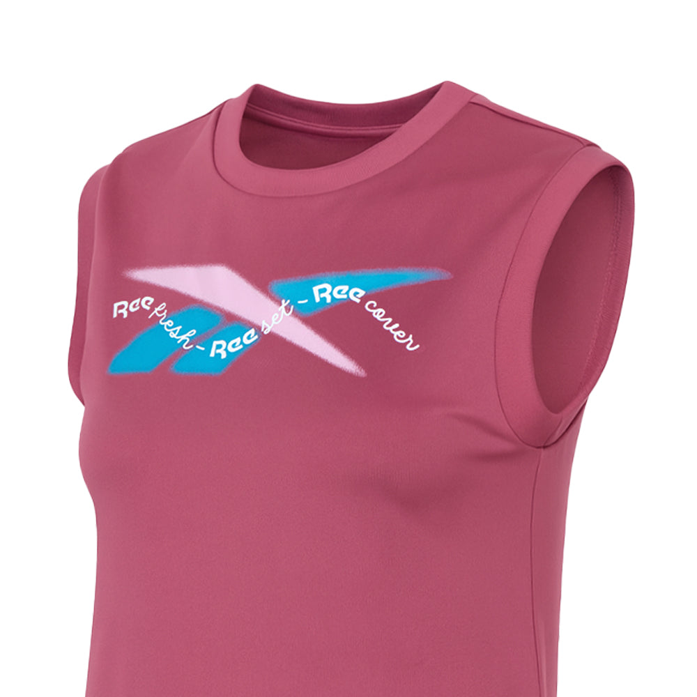 REEBOK Lux Yoga Graphic เสื้อกล้ามออกกำลังกายผู้หญิง