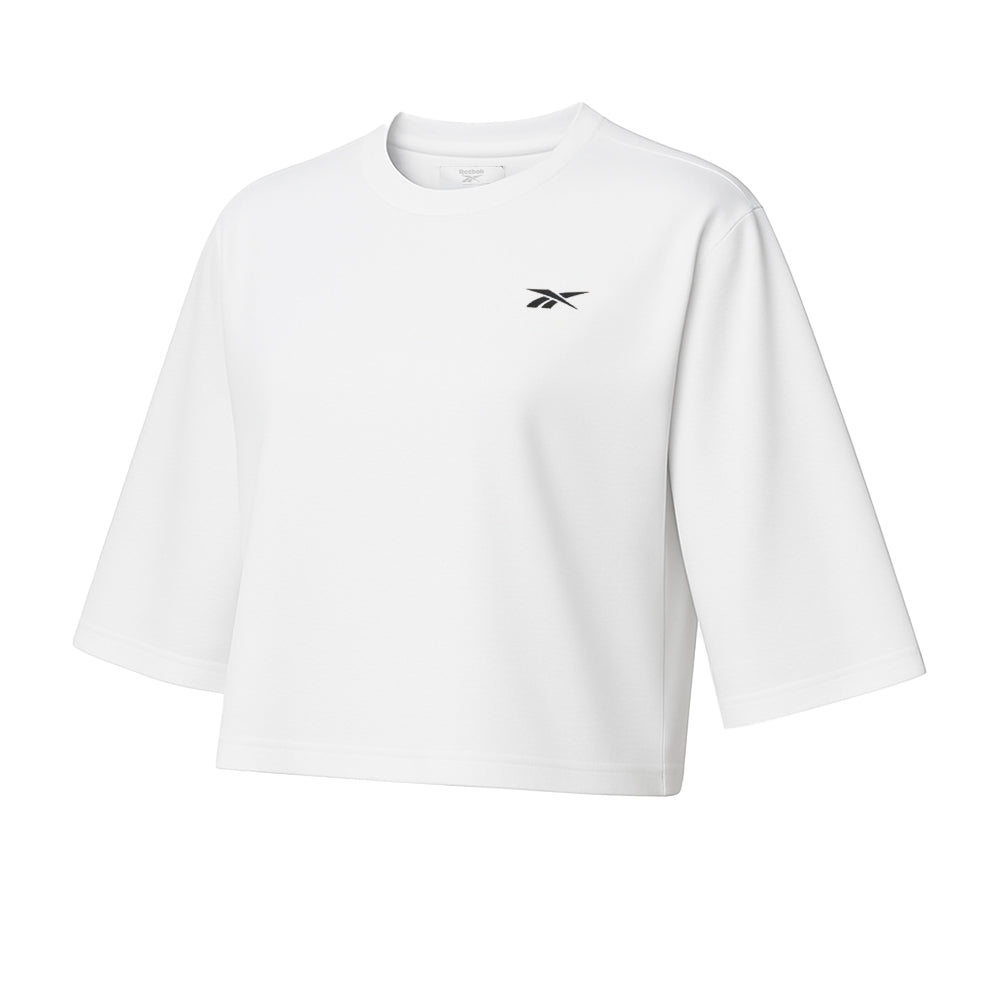 REEBOK ID Basketball Oversize Mesh Crop เสื้อออกกำลังกายผู้หญิง