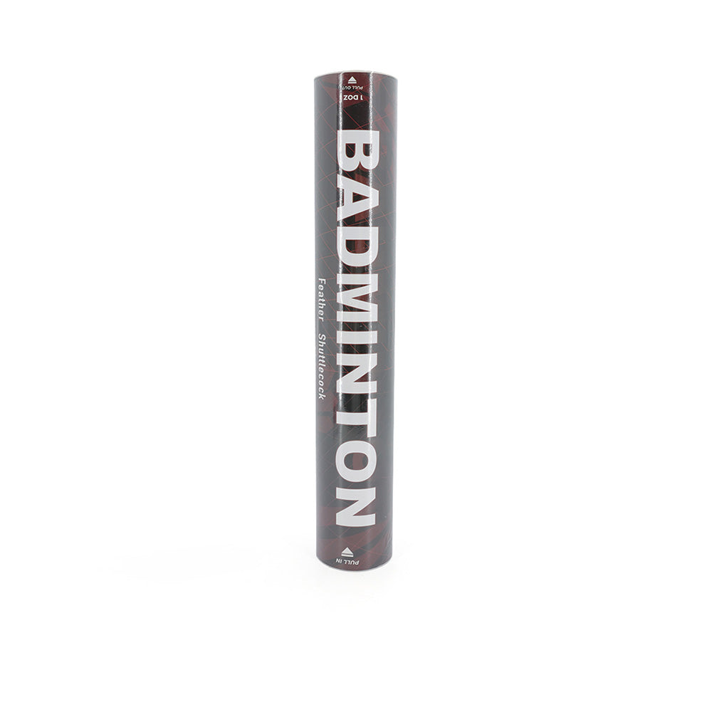 S SPORTS White Shuttlecock (12 pieces)