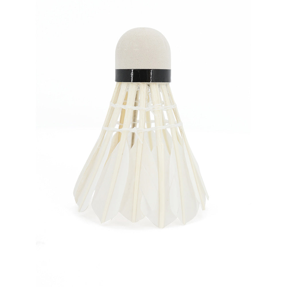 S SPORTS White Shuttlecock (12 pieces)