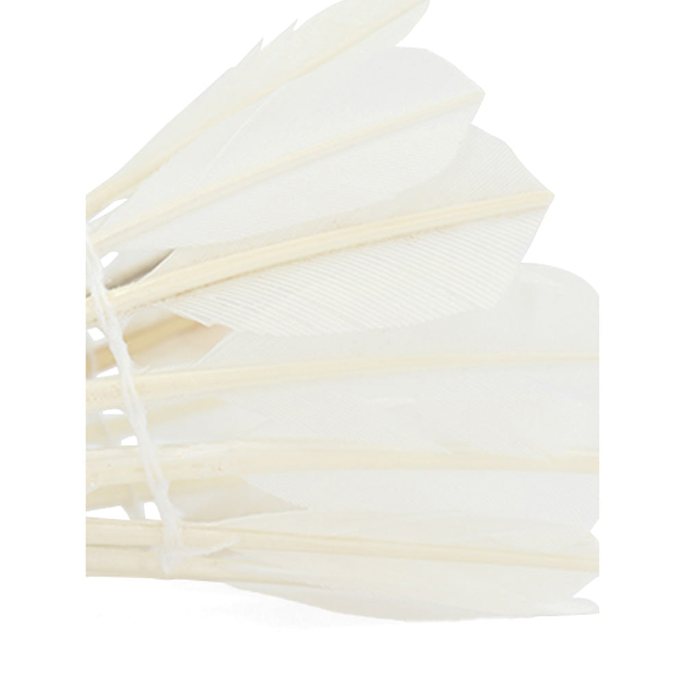 S SPORTS White Shuttlecock (12 pieces)