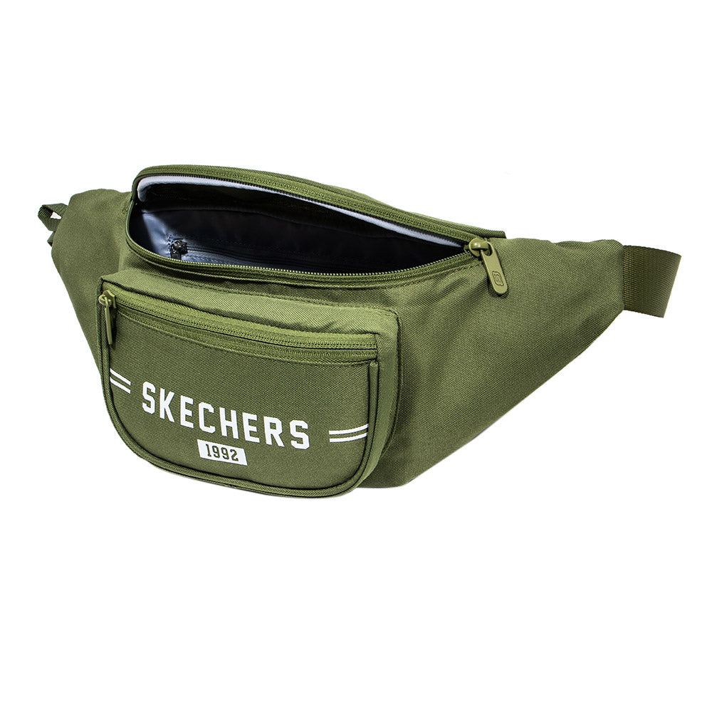 SKECHERS Green Unisex Waist Bag - Supersports Thailand Supersports Thailand