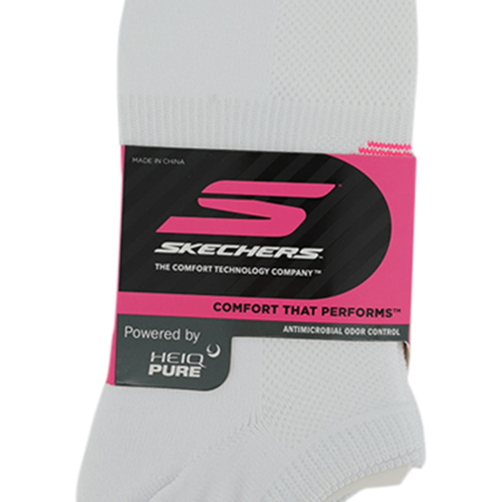 SKECHERS No Show Stretch ถุงเท้าผู้หญิง (แพ็ค 3 คู่)