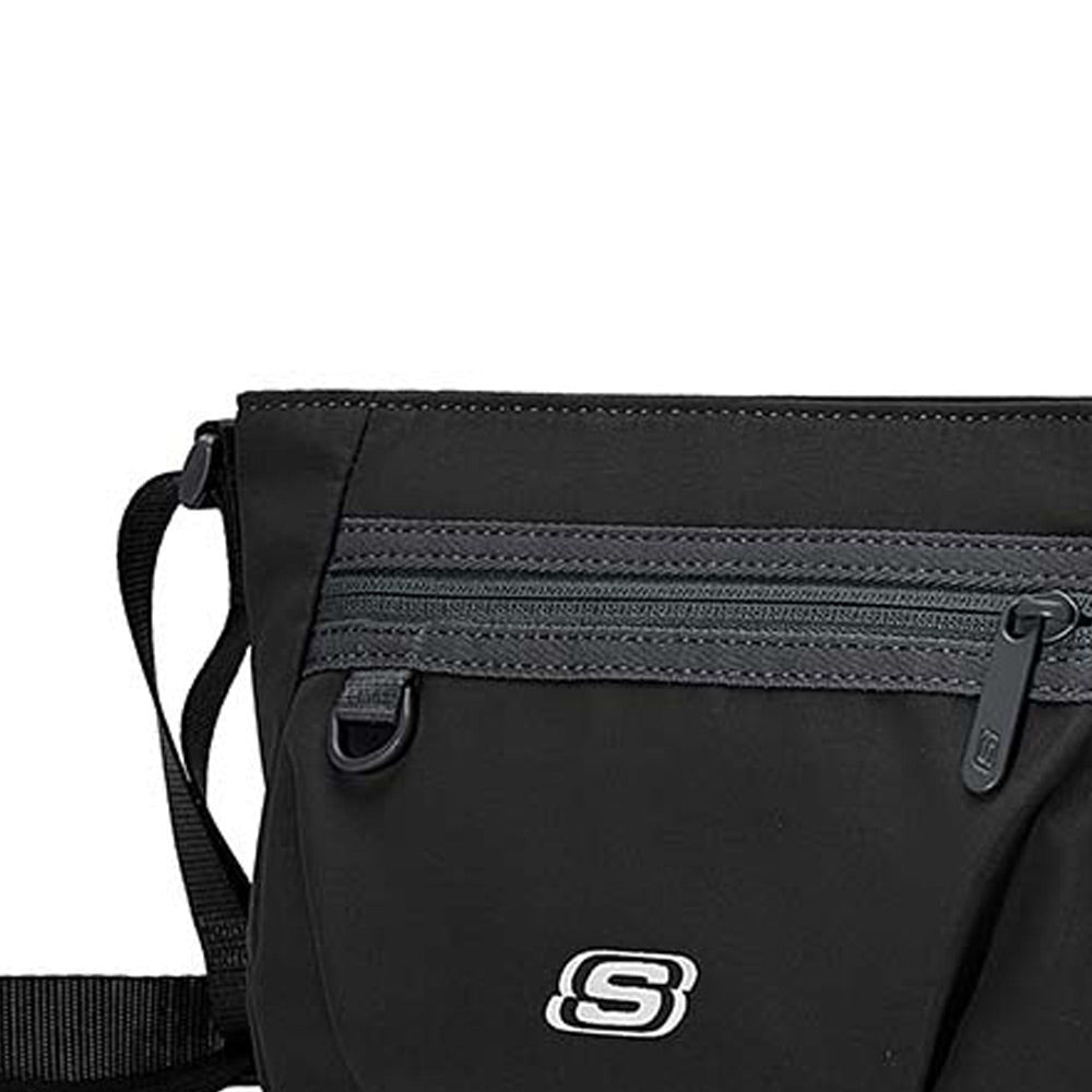 SKECHERS Black กระเป๋าสะพายข้างผู้ใหญ่ Supersports Thailand
