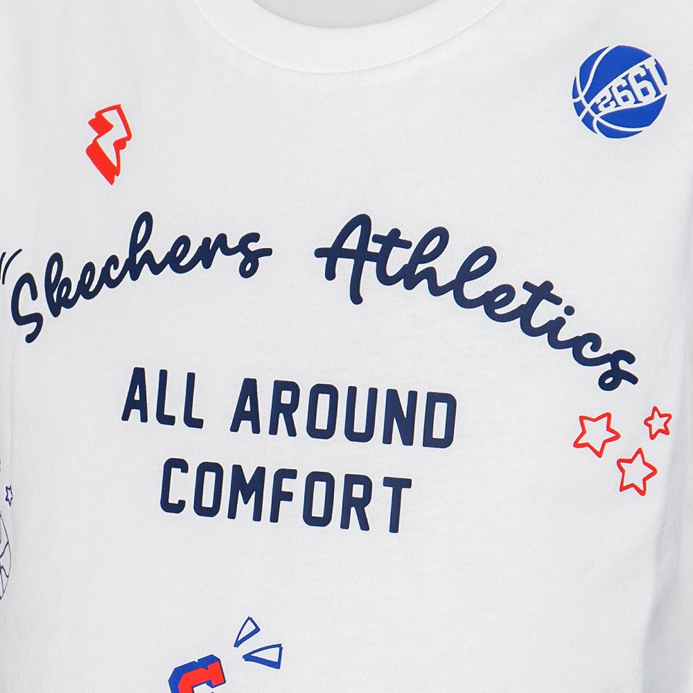 SKECHERS Basketball Culture เสื้อยืดเด็ก