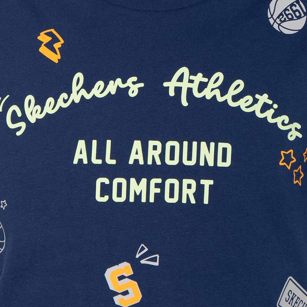 SKECHERS Basketball Culture เสื้อยืดเด็ก