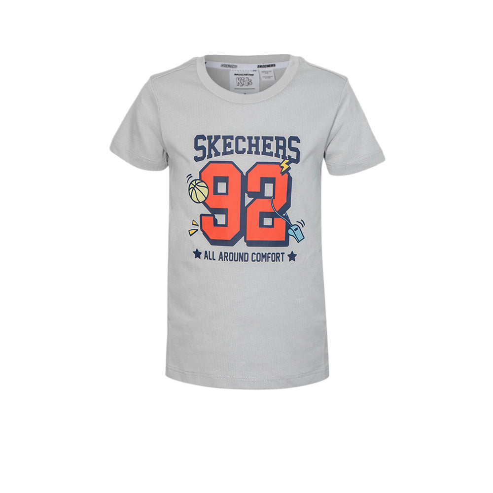 SKECHERS Basketball Culture เสื้อยืดเด็ก