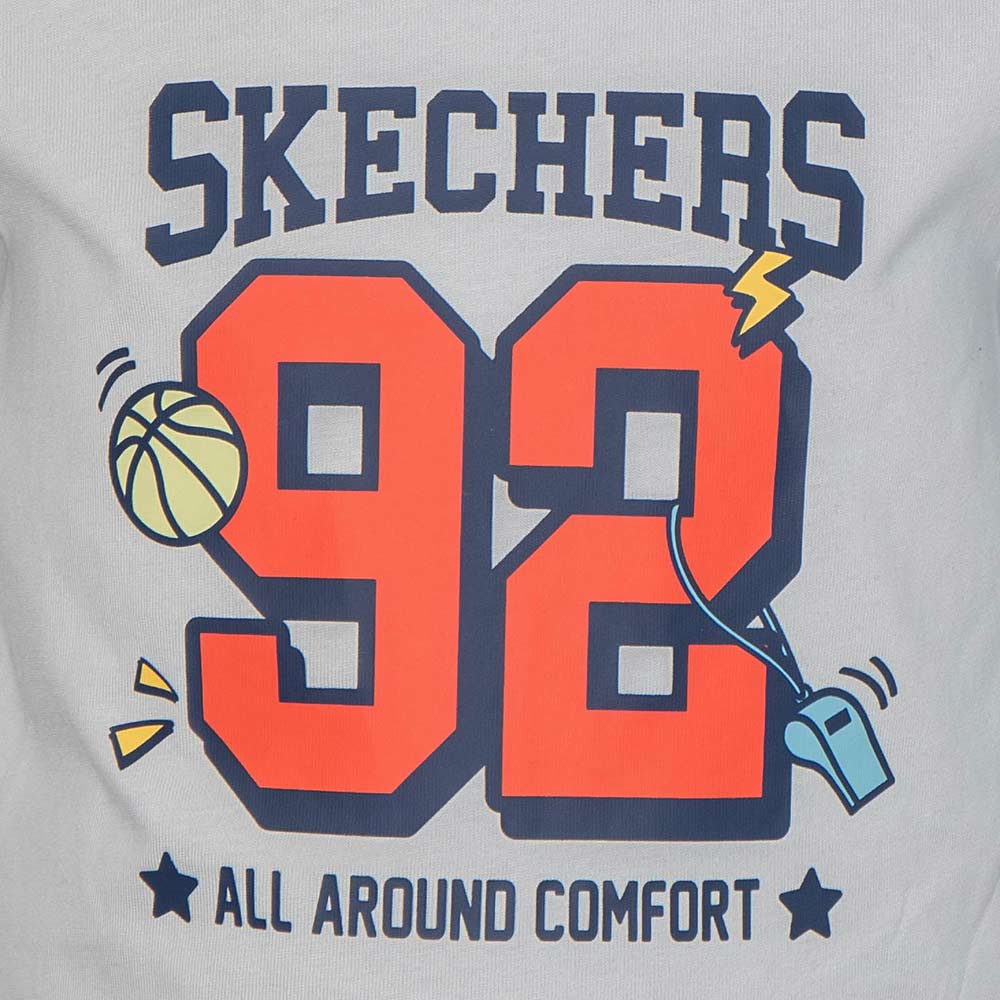 SKECHERS Basketball Culture เสื้อยืดเด็ก