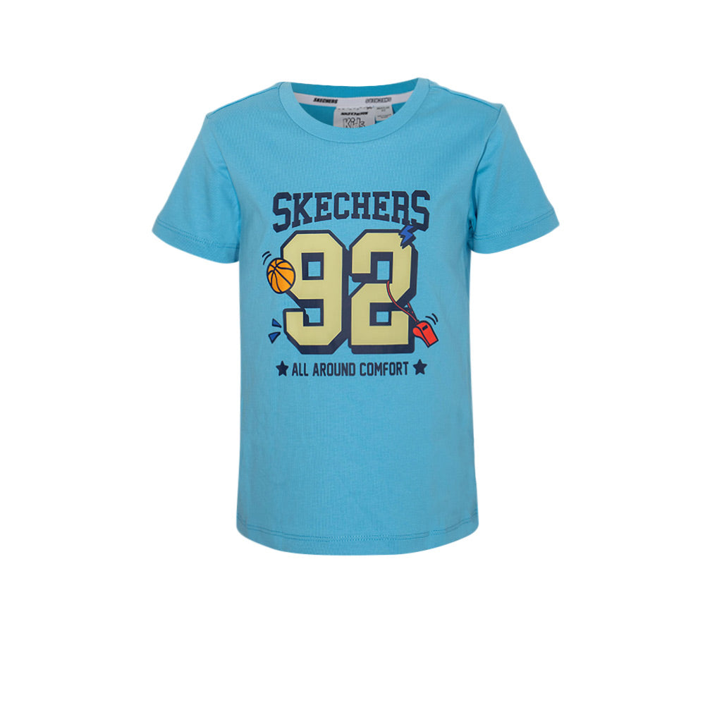 SKECHERS Basketball Culture เสื้อยืดเด็ก