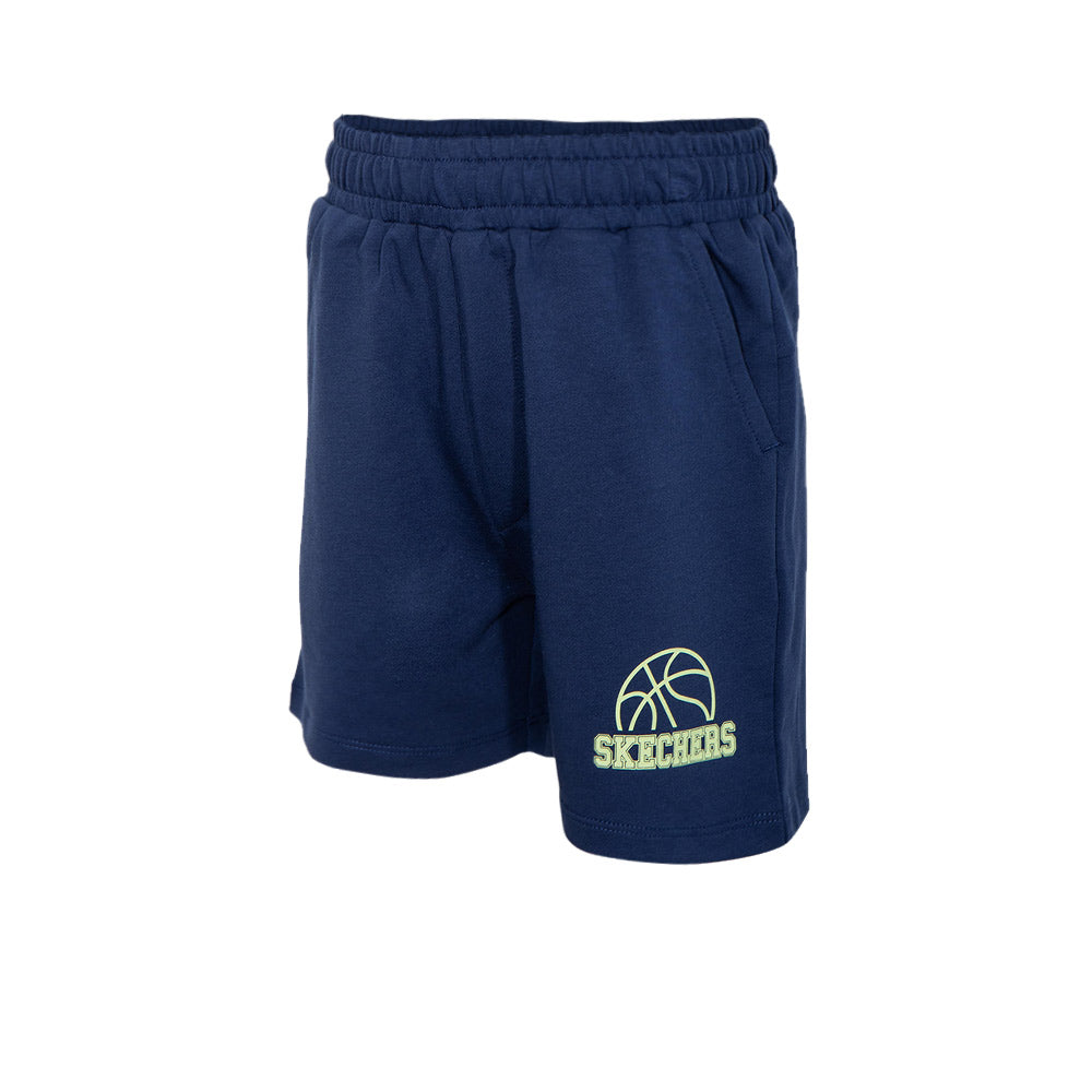 SKECHERS Basketball Culture กางเกงลำลองขาสั้นเด็ก