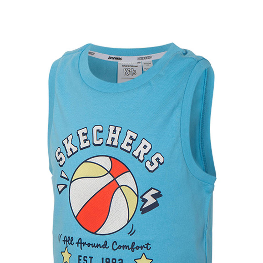 SKECHERS Basketball Culture เสื้อกล้ามเด็ก