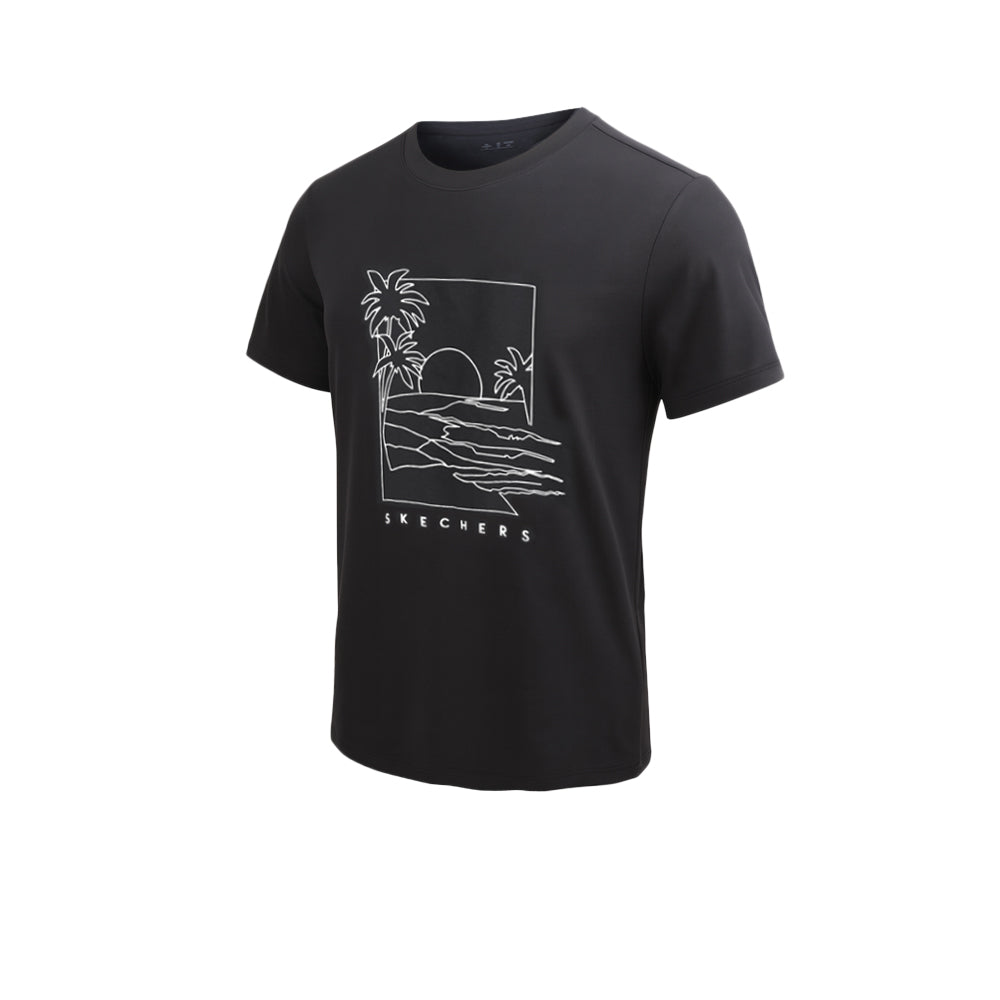 SKECHERS Short Sleeve เสื้อยืดผู้ชาย