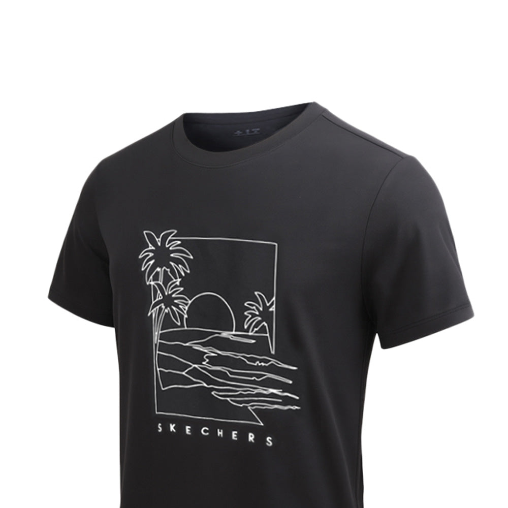 SKECHERS Short Sleeve เสื้อยืดผู้ชาย