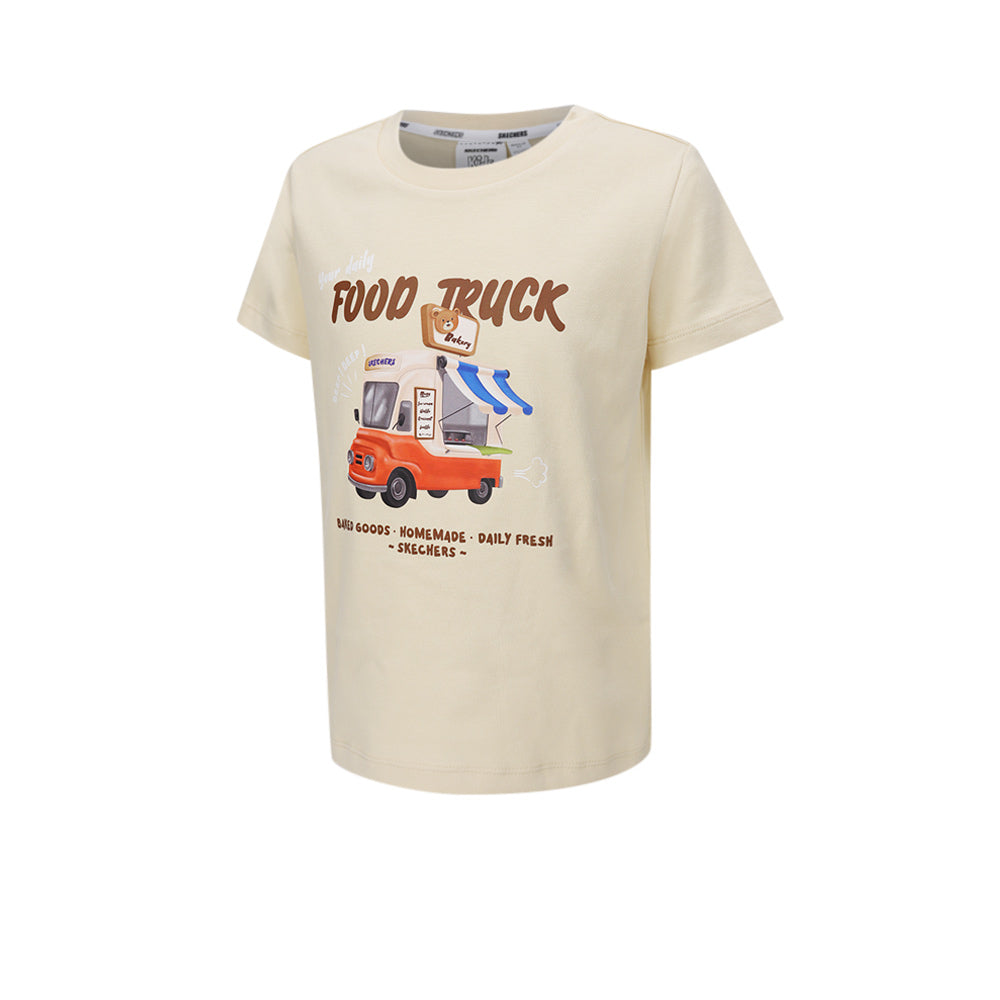SKECHERS Food Truck Short Sleeve เสื้อยืดเด็กผู้ชาย