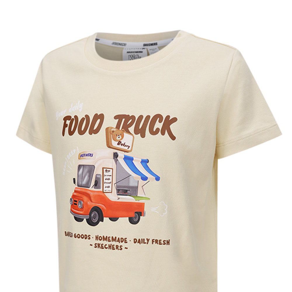 SKECHERS Food Truck Short Sleeve เสื้อยืดเด็กผู้ชาย