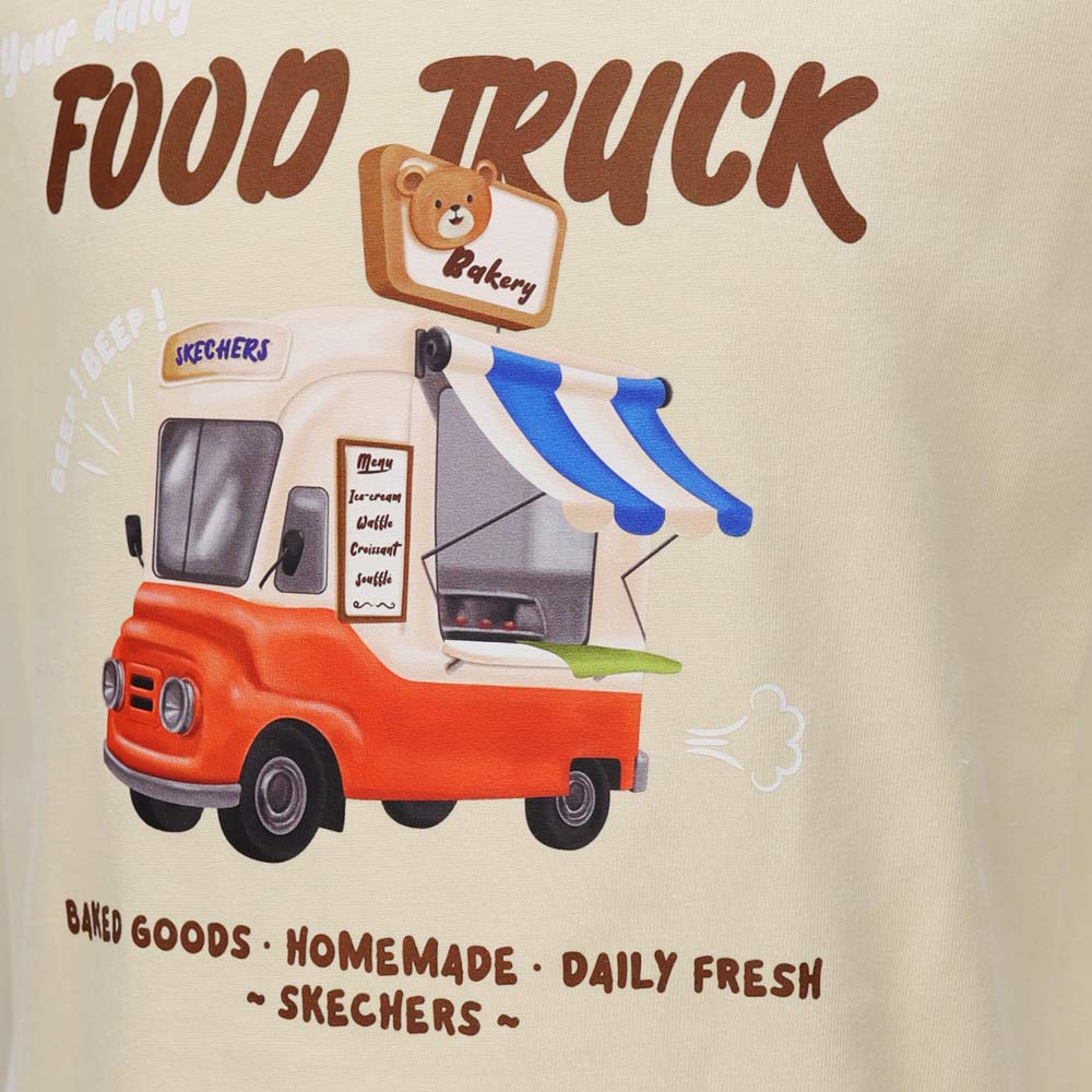 SKECHERS Food Truck Short Sleeve เสื้อยืดเด็กผู้ชาย