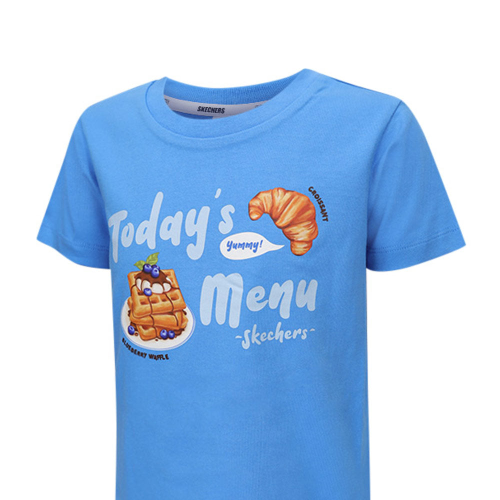 SKECHERS Food Truck Short Sleeve เสื้อยืดเด็กผู้ชาย