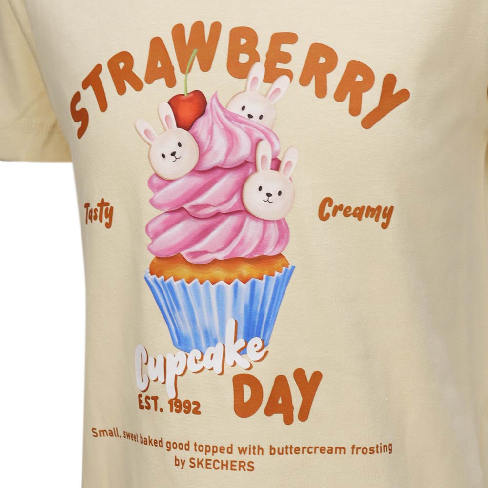 SKECHERS Food Truck Short Sleeve เสื้อยืดเด็กผู้หญิง