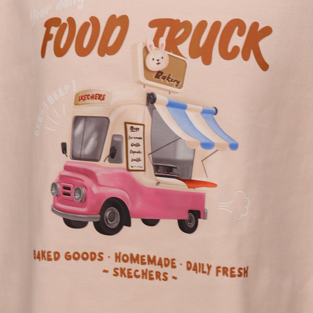 SKECHERS Food Truck Short Sleeve เสื้อยืดเด็กผู้หญิง