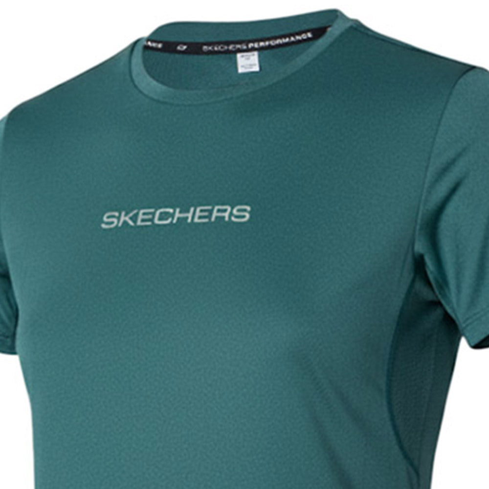 SKECHERS Sleek Motions: Performance Short Sleeve Tee เสื้อออกกำลังกายผู้หญิง