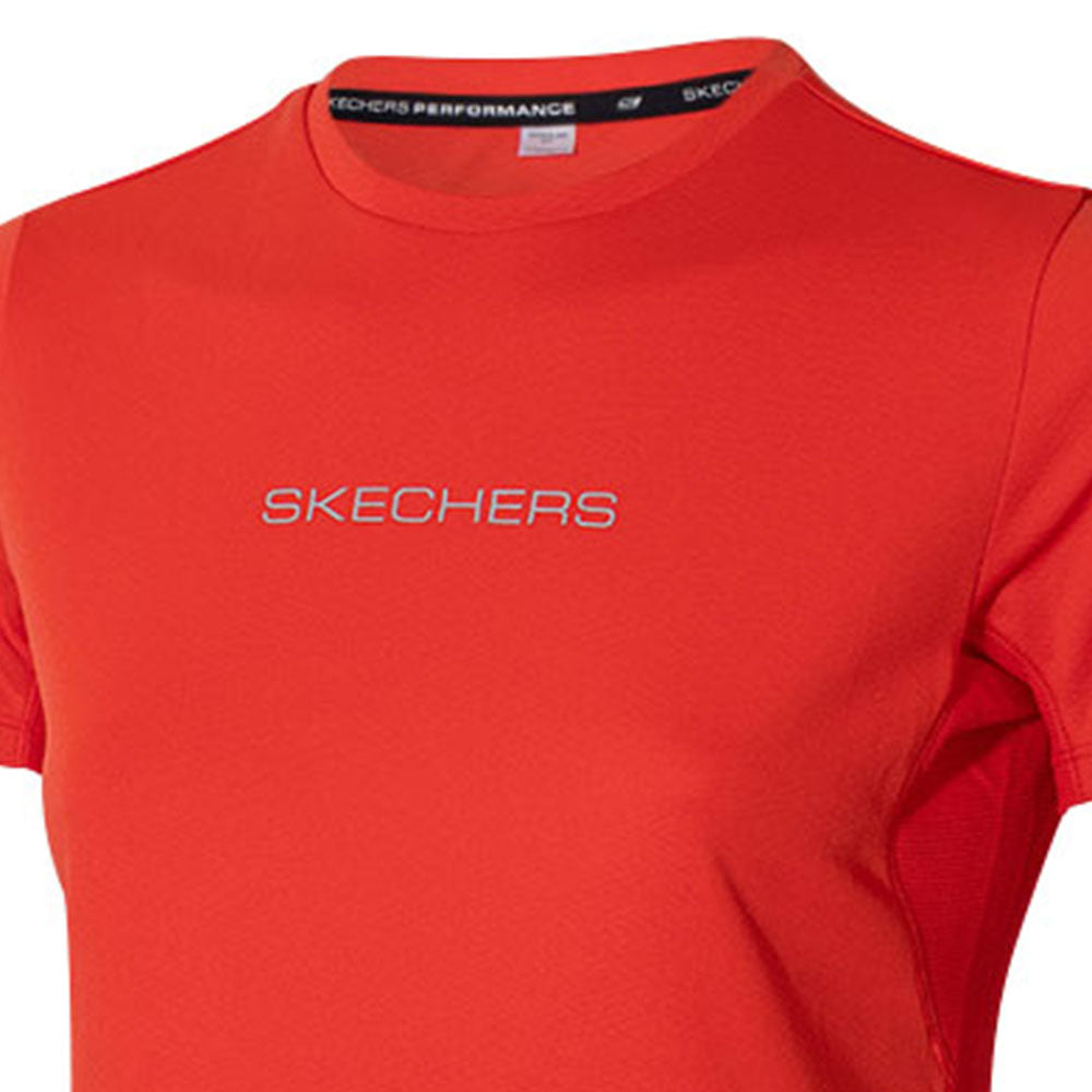 SKECHERS Sleek Motions: Performance Short Sleeve Tee เสื้อออกกำลังกายผู้หญิง