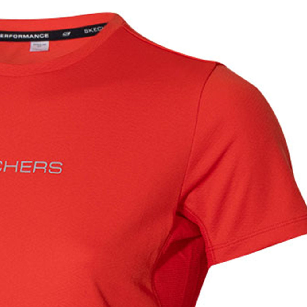 SKECHERS Sleek Motions: Performance Short Sleeve Tee เสื้อออกกำลังกายผู้หญิง