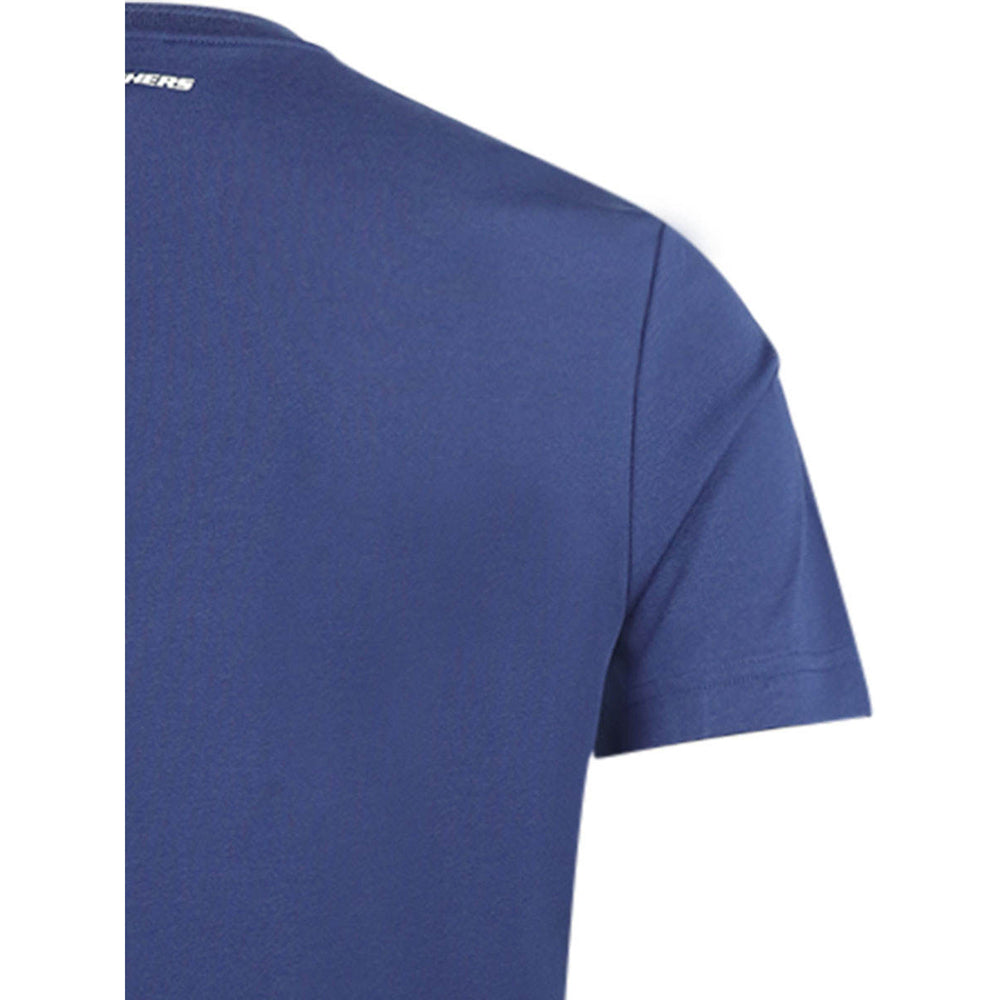 SKECHERS Knit SL324M628-NV02 Men's Lifestyle T-Shirt - Supersports Thailand Supersports Thailand