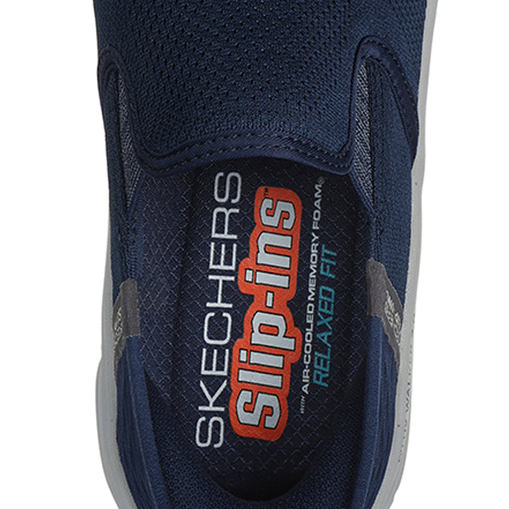 SKECHERS Slip-ins® Relaxed Fit®: D'Lux Walker® 2.0 - Reeler รองเท้าลำลองผู้ชาย