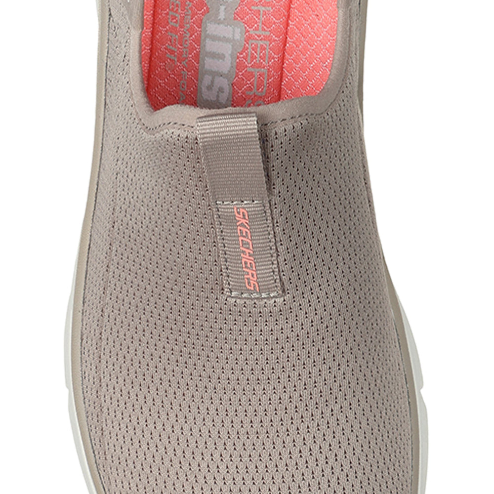 SKECHERS Slip-ins® Relaxed Fit®: D'Lux Walker® 2.0 - Happy Step Women's Lifestyle Shoes - Supersports Thailand Supersports Thailand