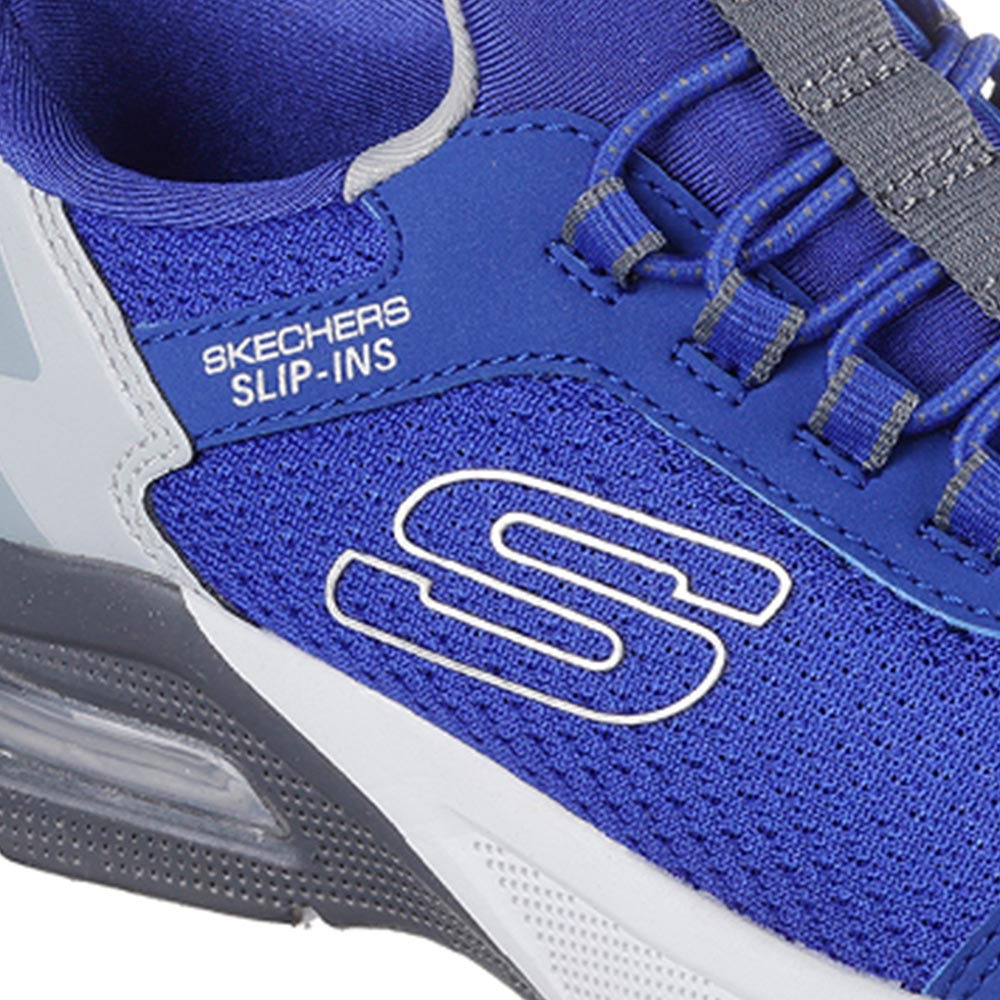 SKECHERS Hands Free Slip-ins®: Microspec Max - Brisk-Stripe Boys Lifestyle Shoes - Supersports Thailand Supersports Thailand