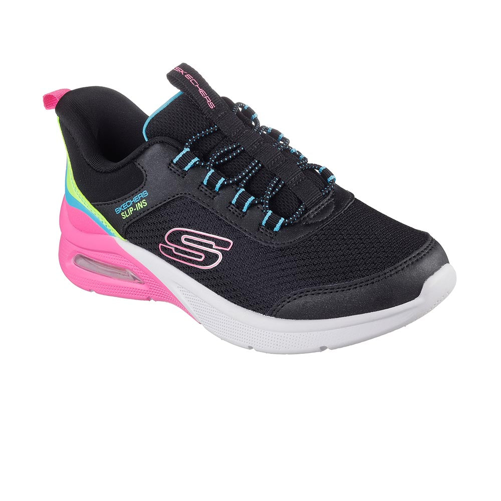 SKECHERS Hands Free Slip-ins® Relaxed Fit®: Microspec Max - Color Trifecta Girls Casual Shoes