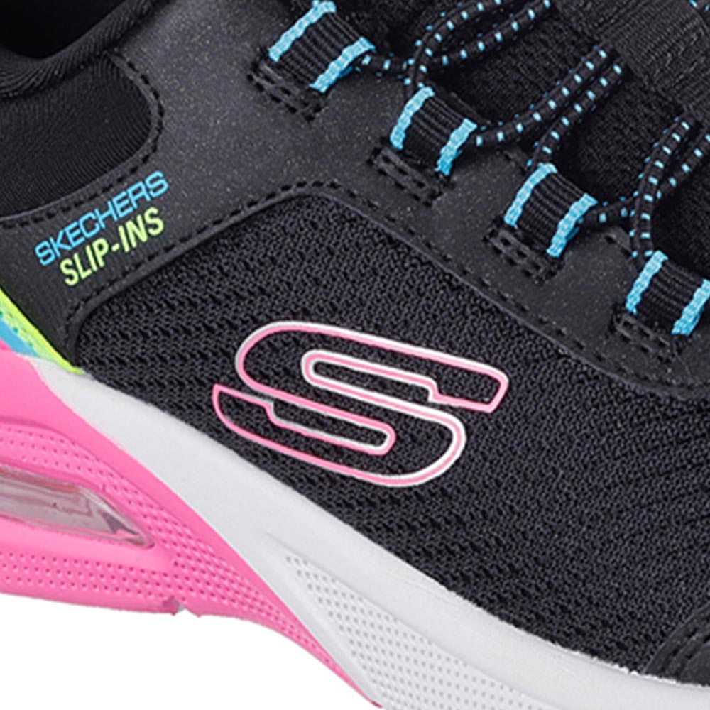 SKECHERS Hands Free Slip-ins® Relaxed Fit®: Microspec Max - Color Trifecta Girls Lifestyle Shoes - Supersports Thailand Supersports Thailand