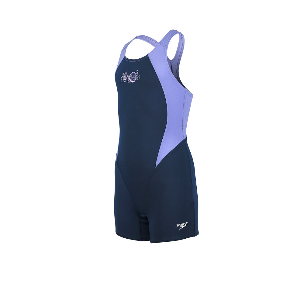 SPEEDO Splash & Learn 2.0 Logo Extra Low Leg Girls Swimsuit