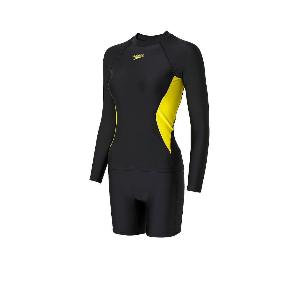 SPEEDO Long Sleeve Rash Top & Jammer Set ชุดว่ายน้ำผู้หญิง