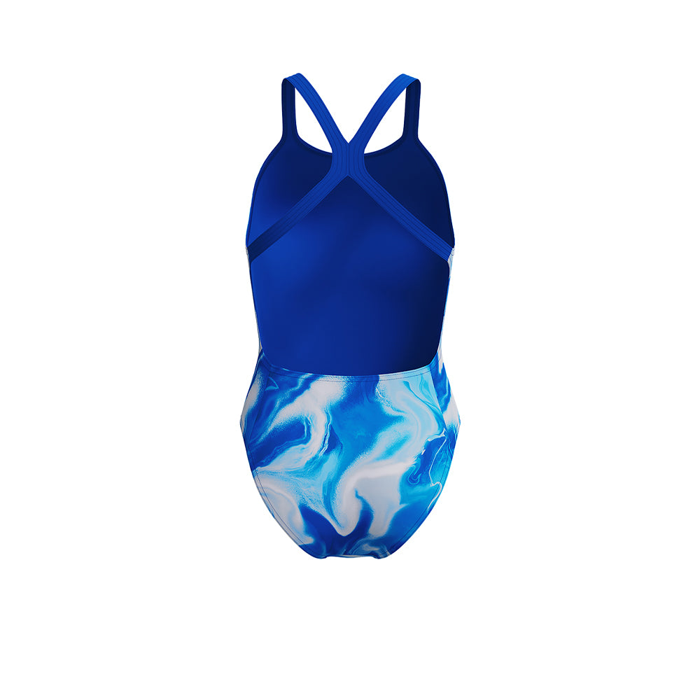 SPEEDO Printed Powerback One Piece ชุดว่ายน้ำผู้หญิง